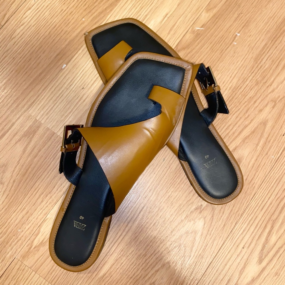 Zara Brown Sandals